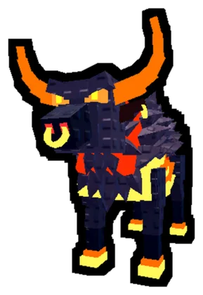 Flaming Bull pet appearance